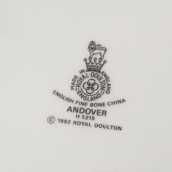 Royal Doulton Andover 5 pc Place Setting Elegant English Fine Bone China - Picture 12 of 12